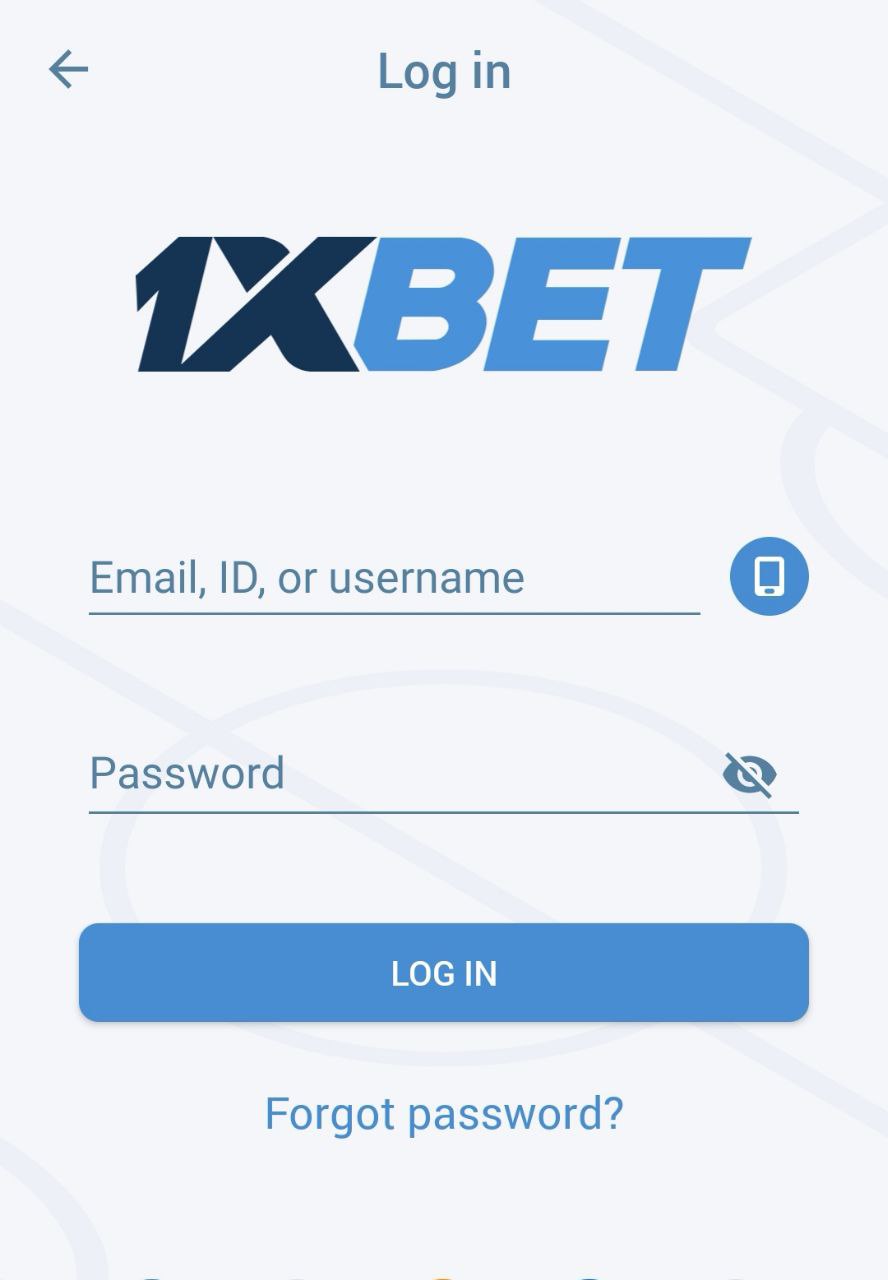 1xBet App Login